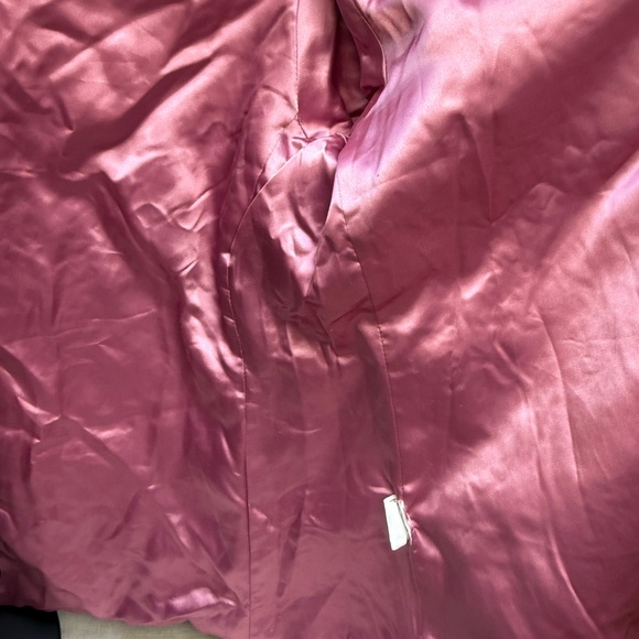 Vintage Quilted Satin Chinese Style Mandarin Collar Jacket By Lee Kuang - Picture 6 of 13